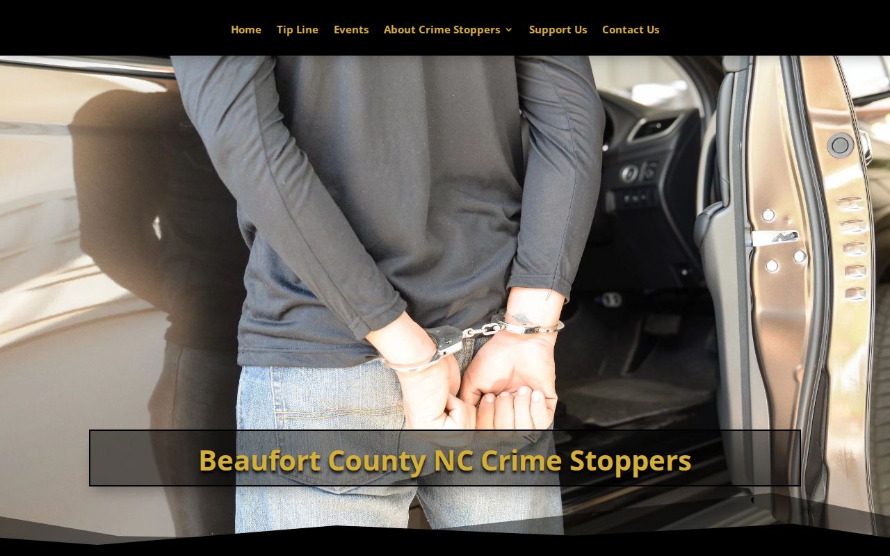 Beaufort County Crime Stoppers official tip program page